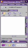 Purple Taz Yahoo Messenger Skin